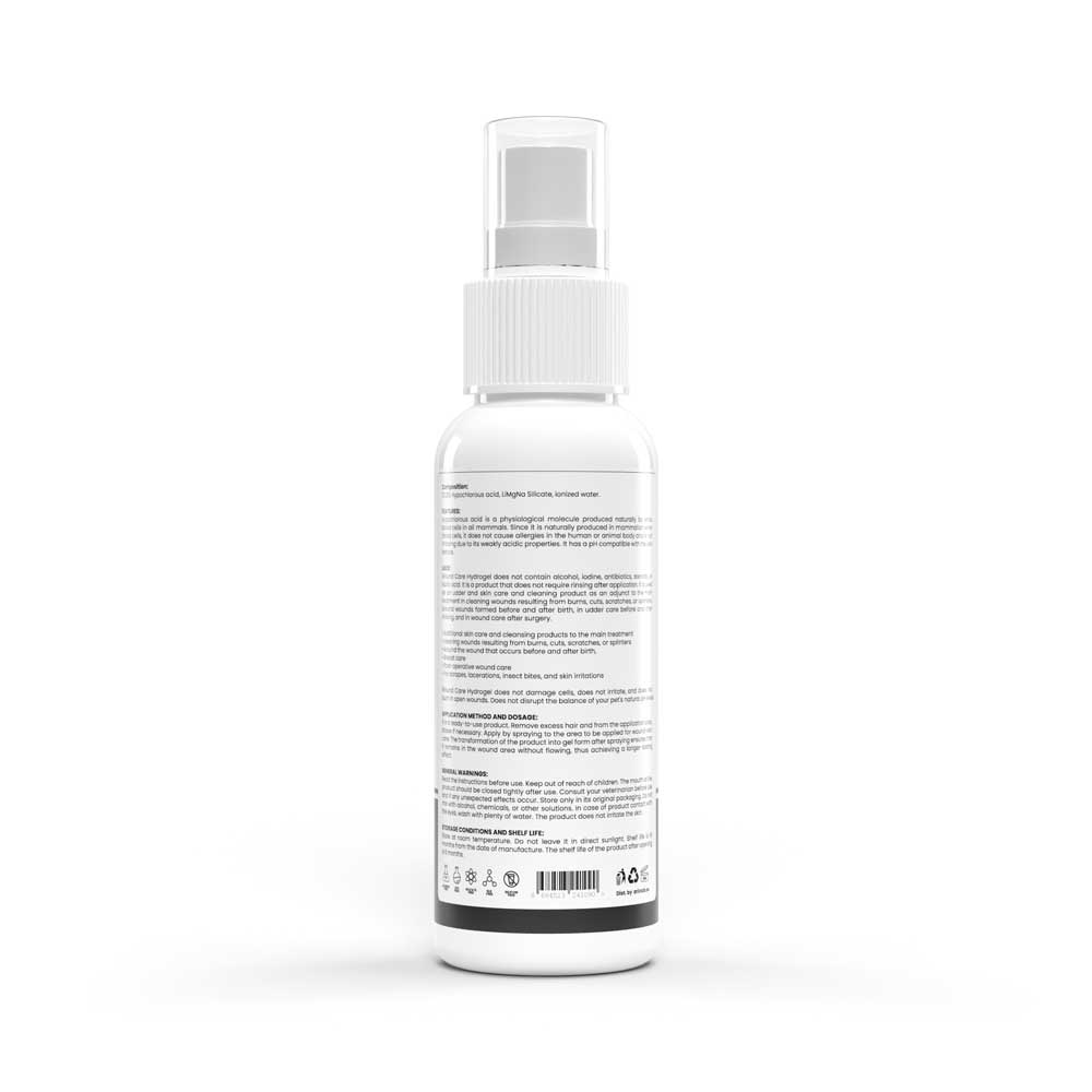 Veterinary - Wound Care Hydrogel - Bottle Back